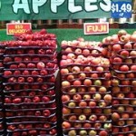 Apples at market
