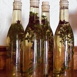 Herb infused vinegars