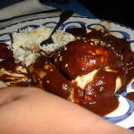 Mole Poblano with Chicken & Rice